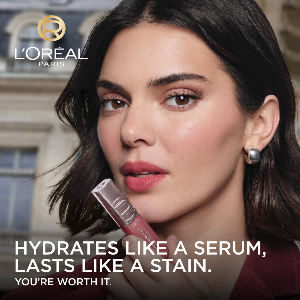 L'Oreal Paris Hyaluron Tint Lip Stain,217 Smokey Mauve, 0.16 fl oz