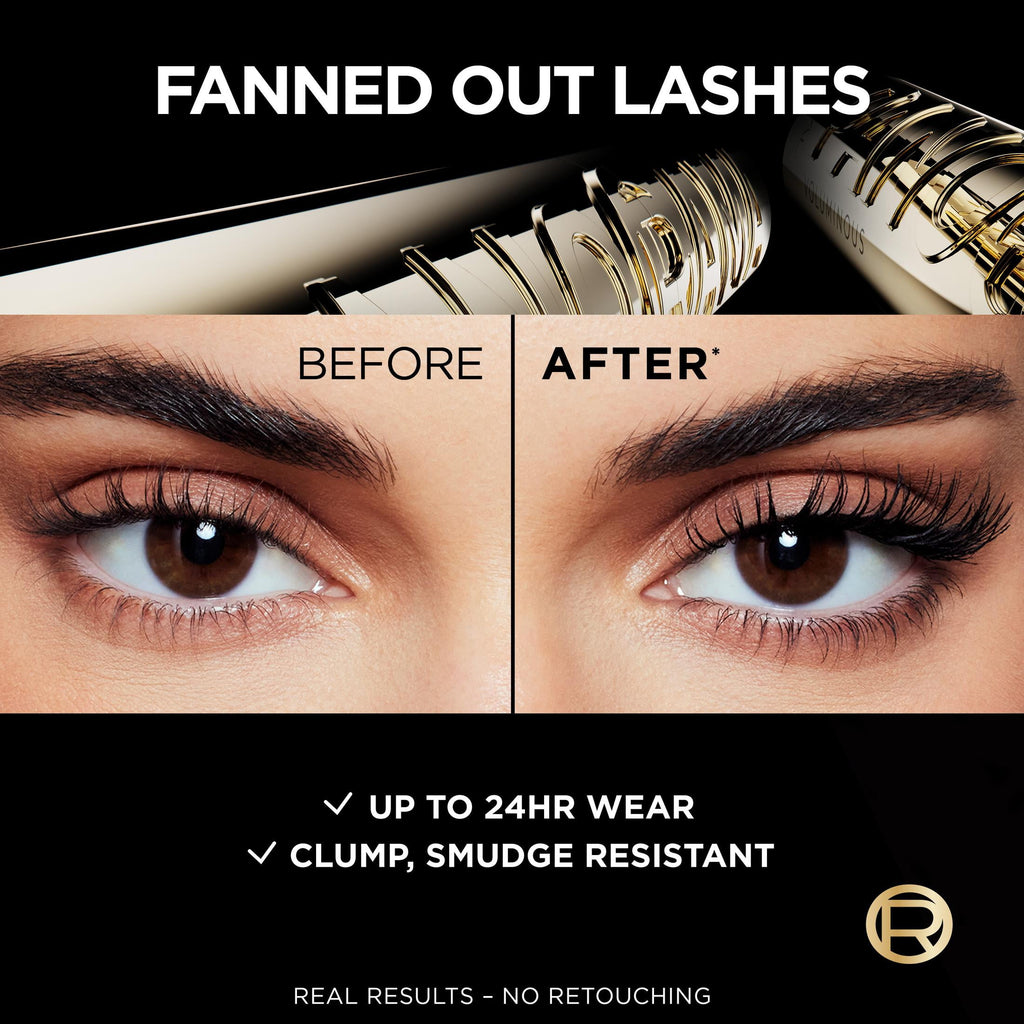 L'Oreal Paris Voluminous Panorama Smudge Resistant Mascara, Black Brown
