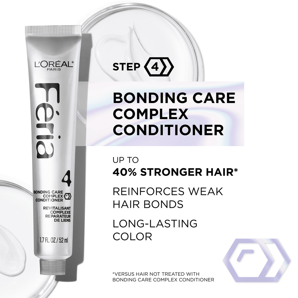 L'Oreal Paris Feria Multi-Faceted Shimmering Permanent Hair Color, 205 Bleach Blonding (Extra Bleach Blonde), 1 kit