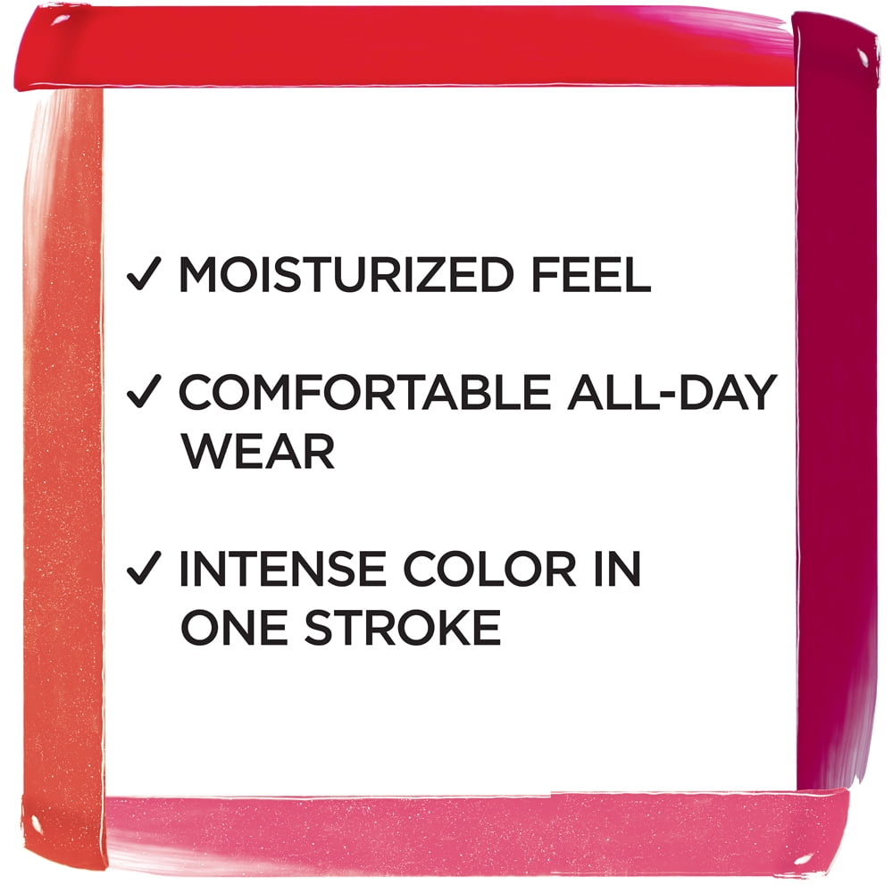L'Oreal Paris Brilliant Signature Shiny Lip Stain Stick, Be Powerful, 0.21 fl oz