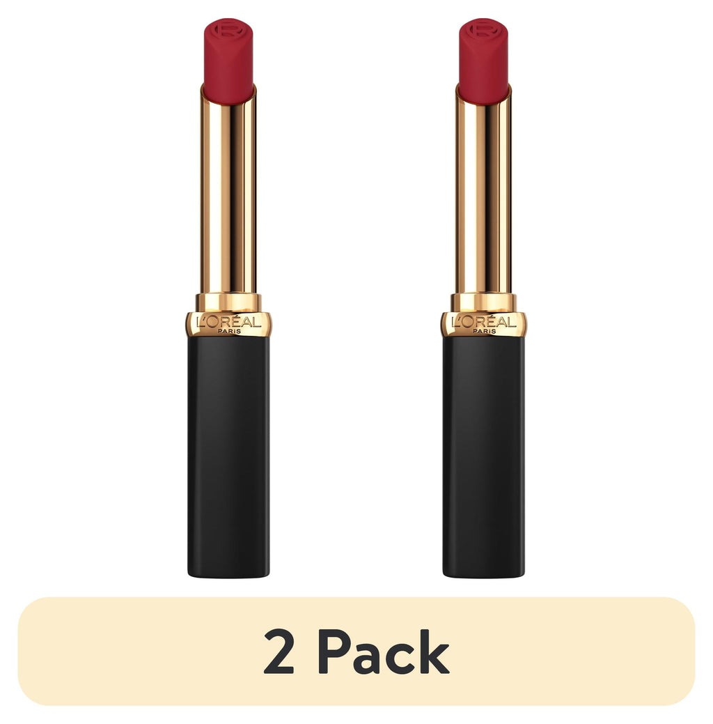 (2 pack) L'Oreal Paris Colour Riche Intense Volume Matte Lipstick, Le Rouge Paris, Stick, 0.06 oz