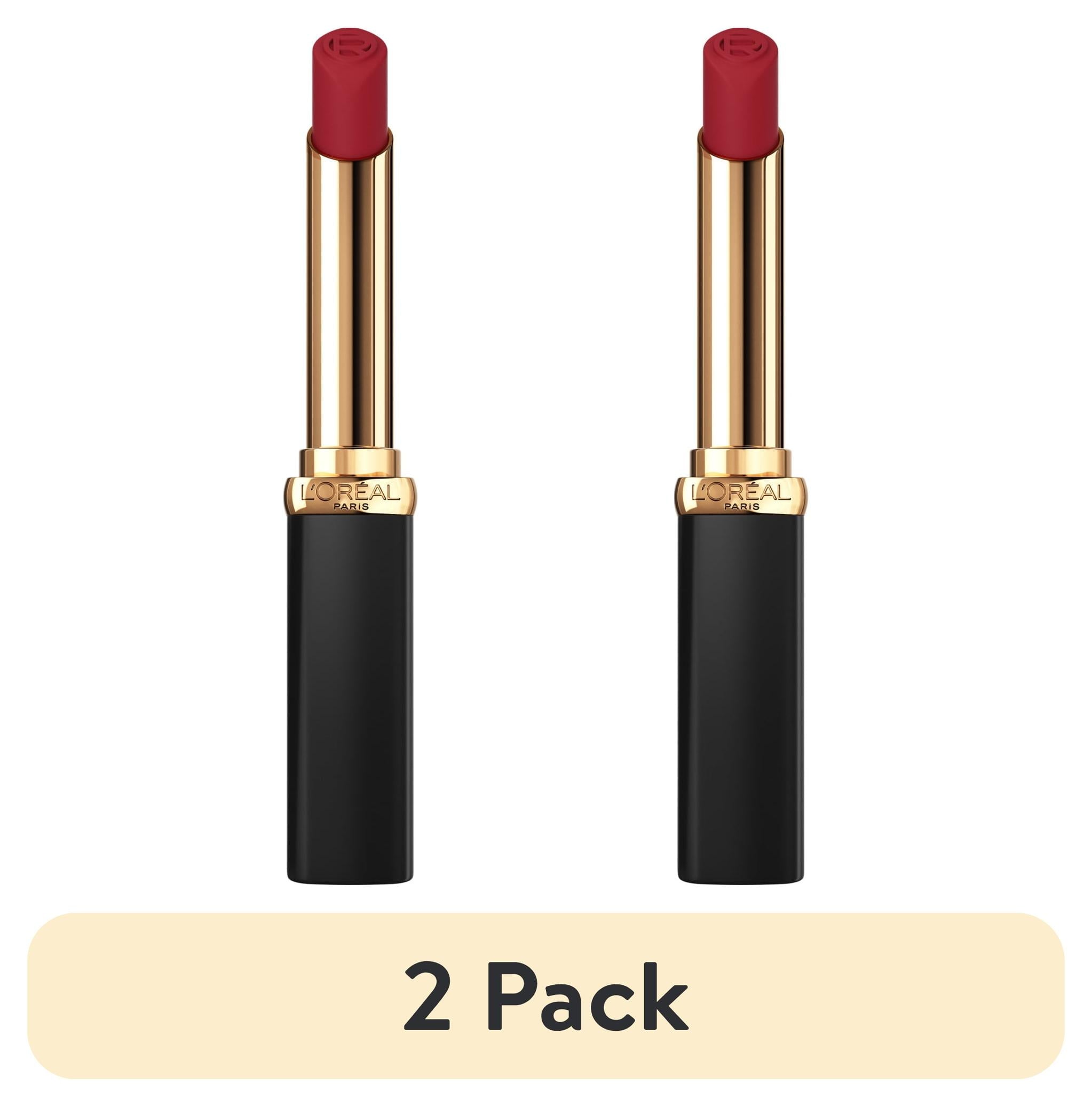(2 pack) L'Oreal Paris Colour Riche Intense Volume Matte Lipstick, Le Rouge Paris, Stick, 0.06 oz