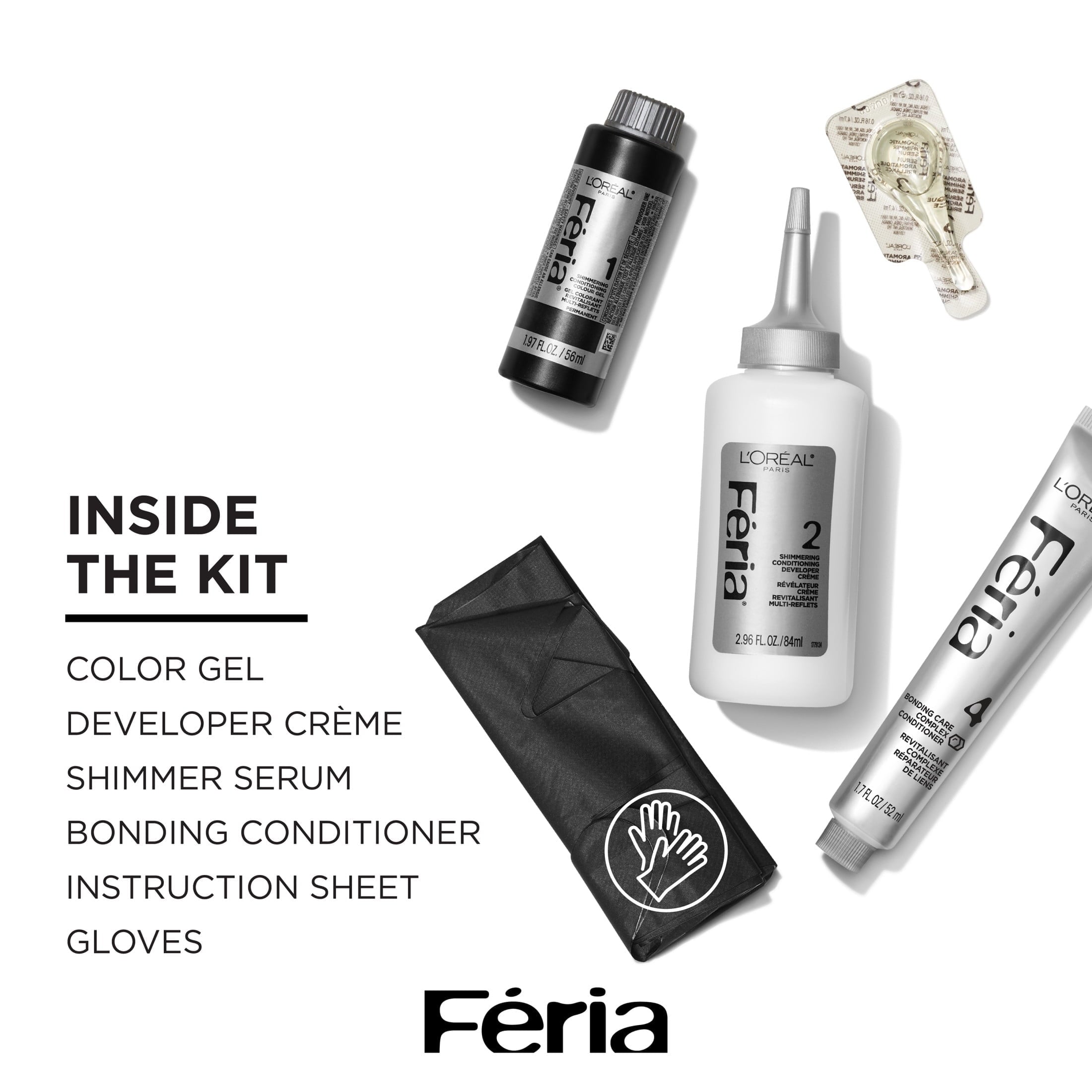 L'Oreal Paris Feria Shimmering Permanent Hair Color, 82 Strawberry Blonde (Light Rose Blonde), 1 Kit