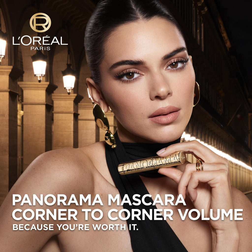 L'Oreal Paris Voluminous Panorama Smudge Resistant Mascara, Black Brown