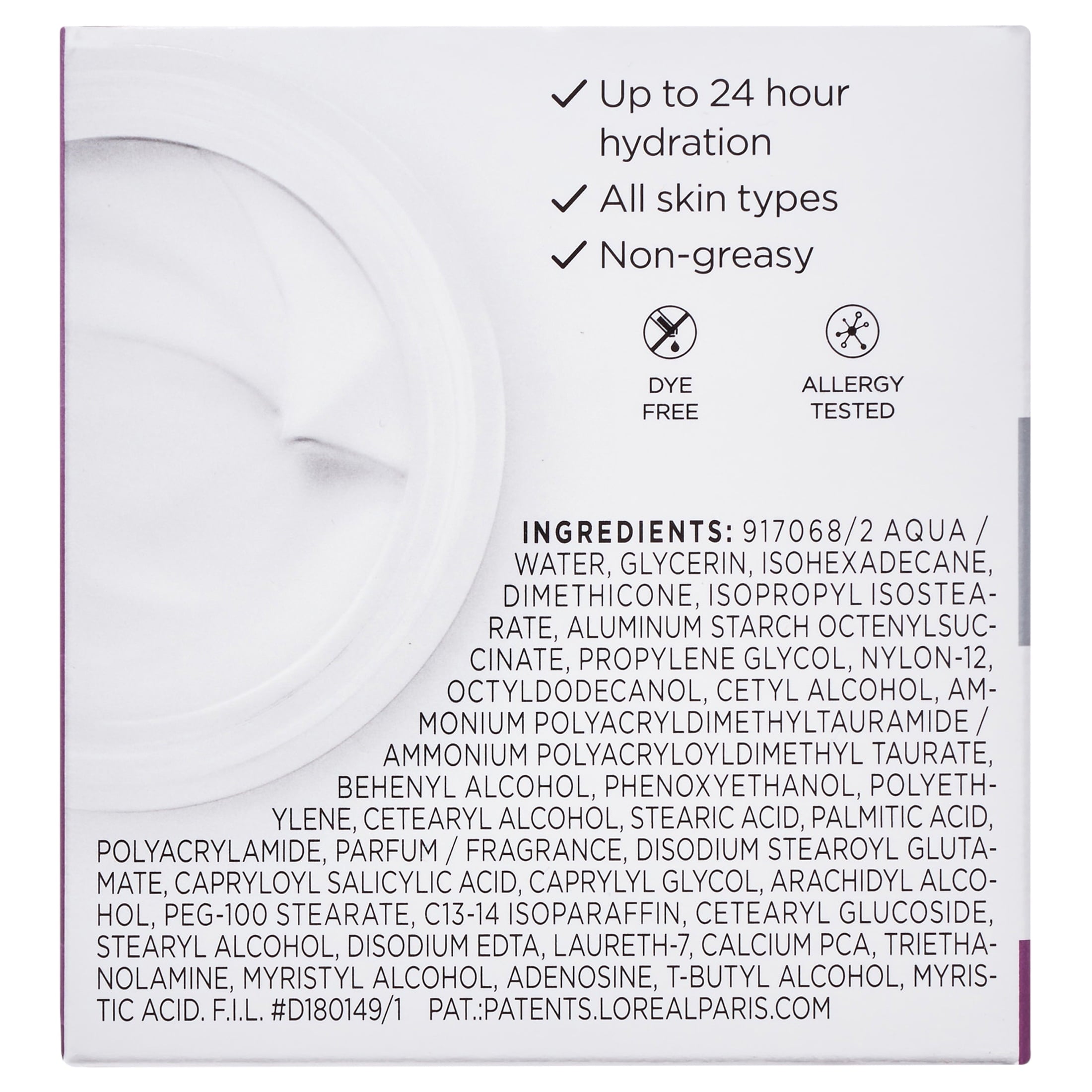 L'Oreal Paris Wrinkle Expert 55+ Anti-Aging Face Moisturizer with Calcium, Non-Greasy, Suitable for Sensitive Skin 1.7oz