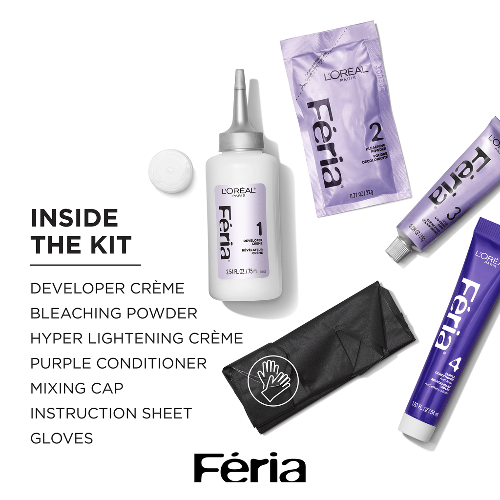 L'Oreal Paris Feria Lightening System, Hi-Lifting, 1 Kit