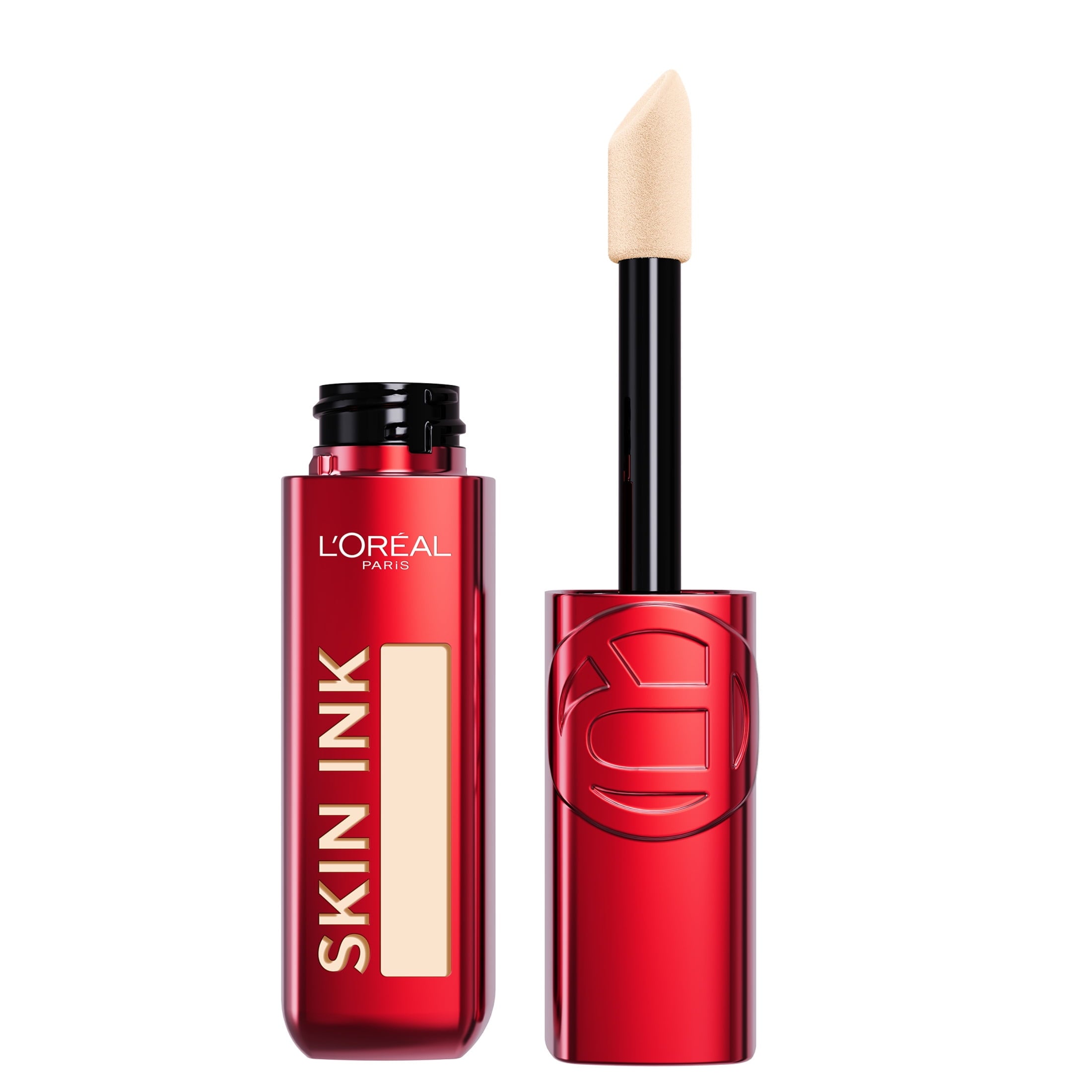 L'Oréal Paris Infallible Skin Ink Long-Lasting Lightweight 2-in-1 Foundation Concealer Makeup, 15 Neutral, 0.5 oz