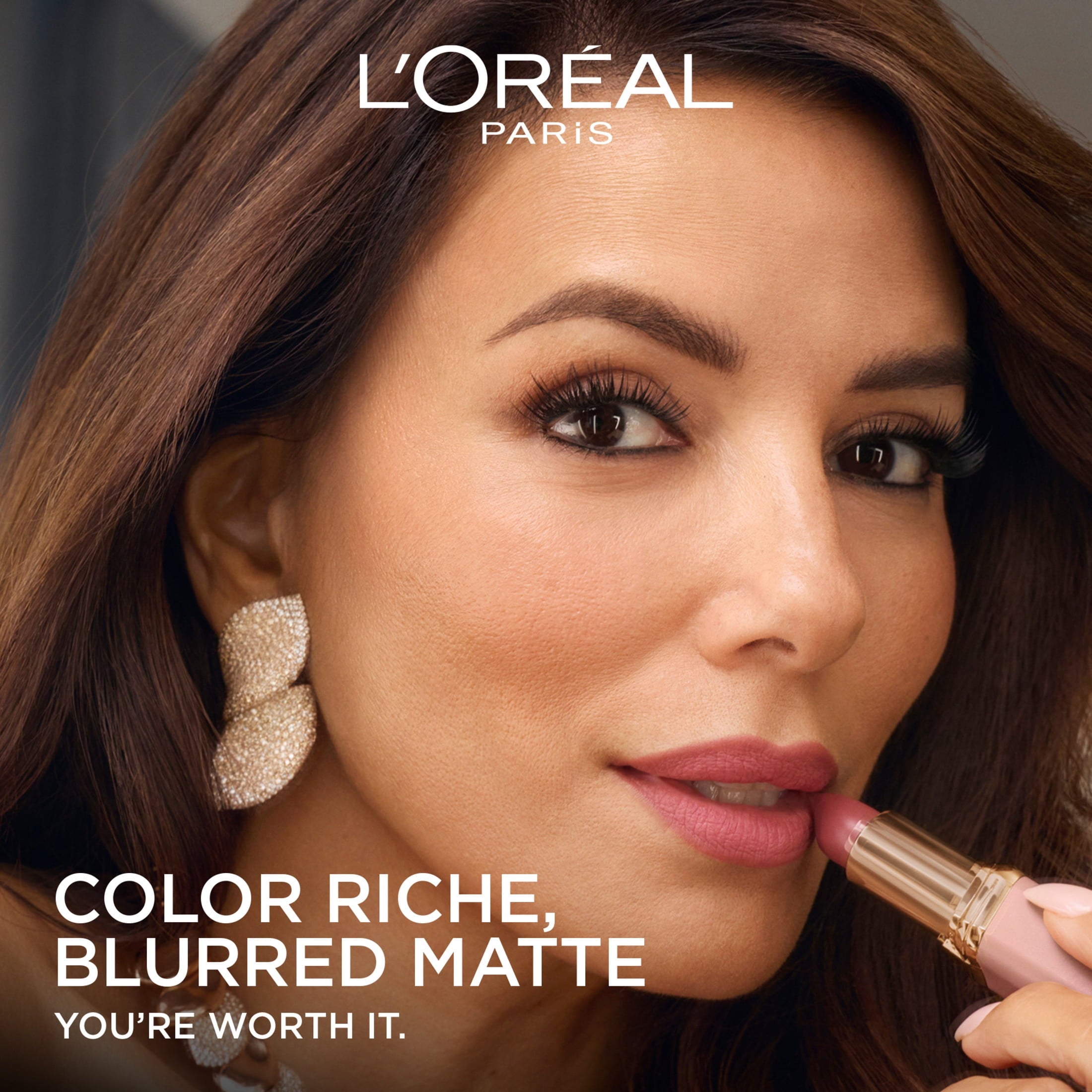L'Oreal Paris Colour Riche Blurred Matte Lipstick , Le Rouge Paris 300, 0.13 oz