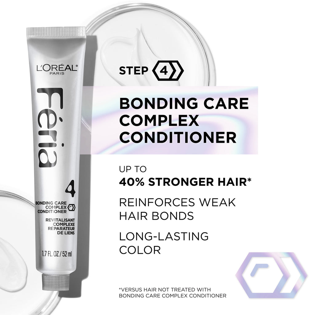 L'Oreal Paris Feria Permanent Hair Color, M20 Orchid Glow, 40 Percent Strong Hair, 1 kit