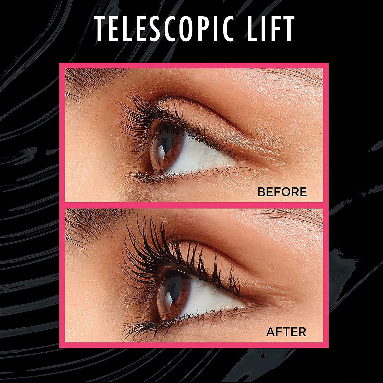 L'Oréal Paris Telescopic Lift Waterproof Mascara, Black, 0.33 fl oz