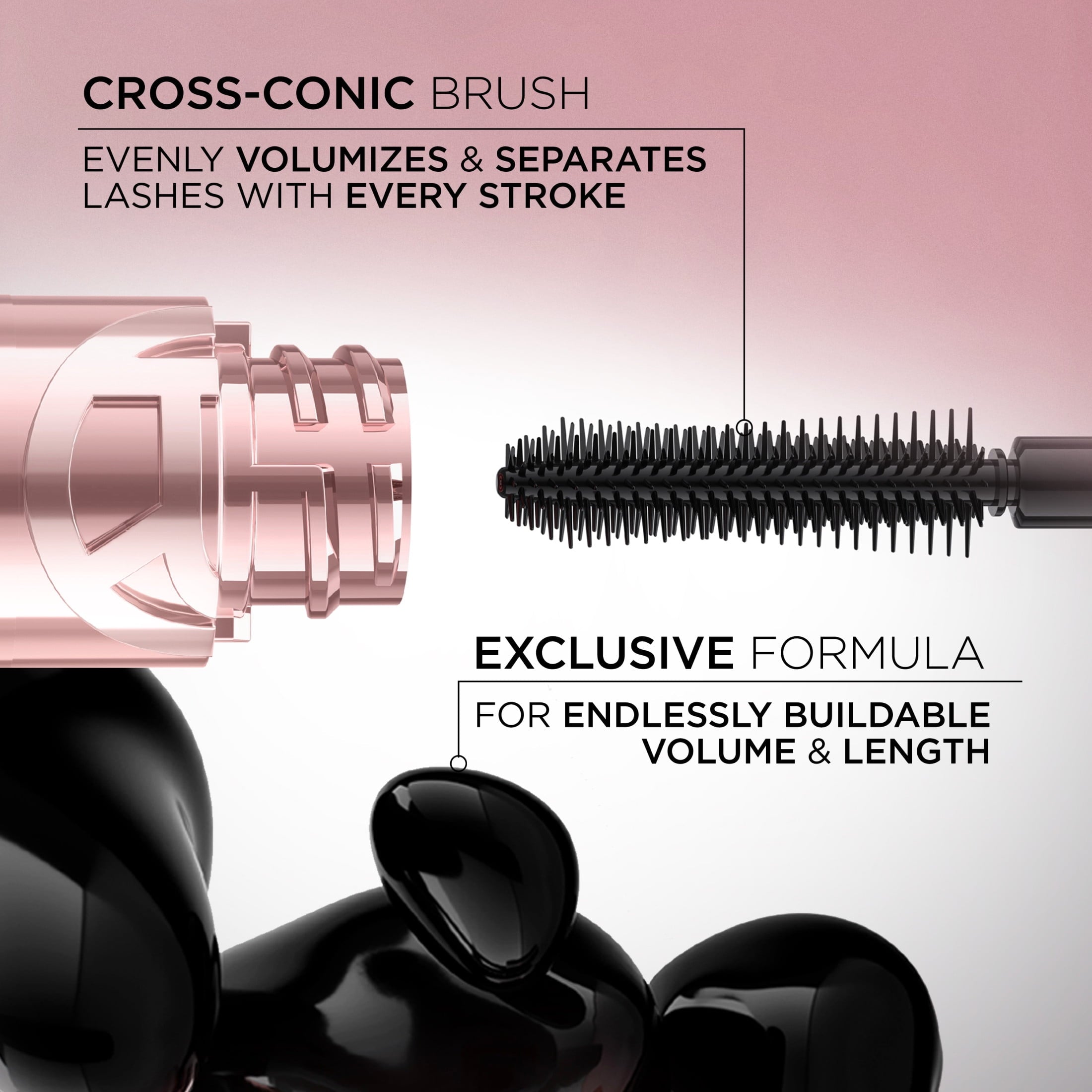 L'Oreal Paris Paradise Big Deal Mascara Washable, Buildable, Black Brown, 0.33 fl oz