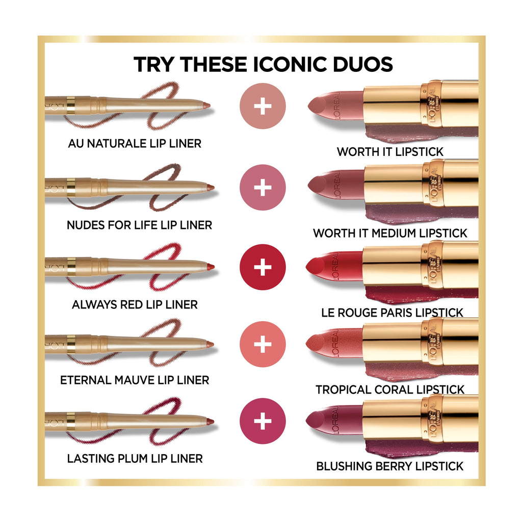 L'Oreal Paris Colour Riche Original Satin Lipstick for Moisturized Lips, 175 I Pink You'Re Cute